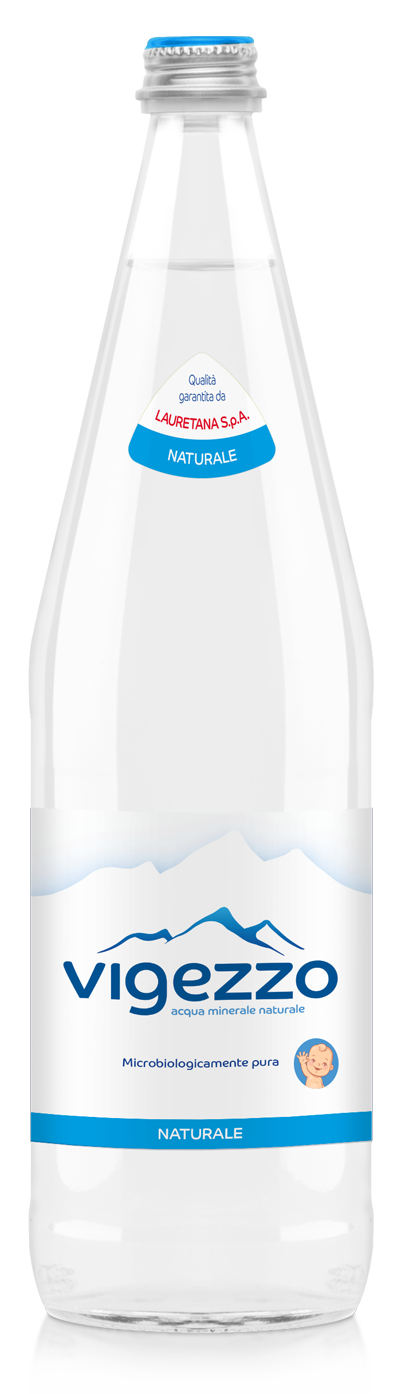 bottiglia acqua in vetro